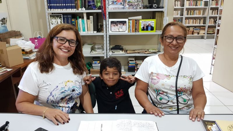 Cláudia Sena Brasil, Alex Brasil e Rosana Carvalho 